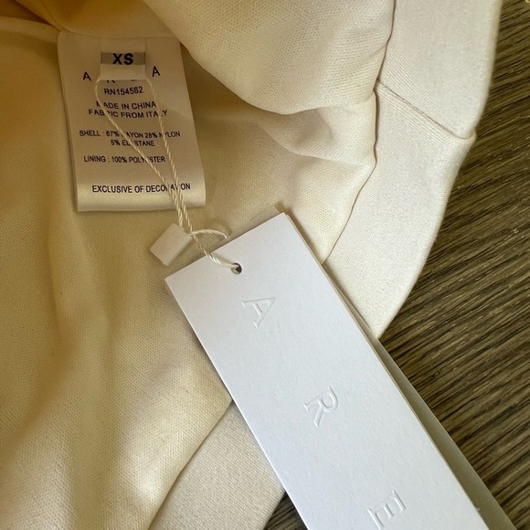 AREA Off-White Butterfly Cutout Crystal Minidress XS 795$ NWT - Picture 13 of 15